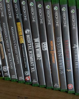 lotto di 60 giochi xbox one SOLO IN BLOCCO