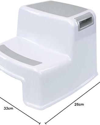 Sgabello due gradini bambini + ricariche pannolini