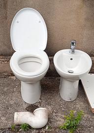 WC + Bidet Dolomite + miscelatore