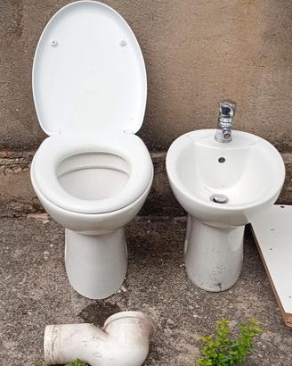WC + Bidet Dolomite + miscelatore
