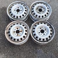 4 - CERCHI IN LAMIERA FIAT 4X13 4X98 ET38 CB 58,1