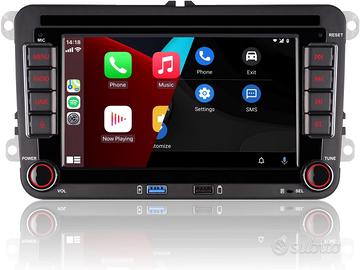 Autoradio Volkswagen Doppio Din CarPlay Android 7"
