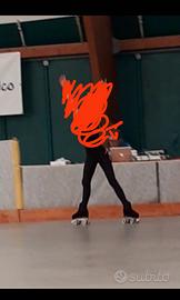 tuta intera nero/arancio 
