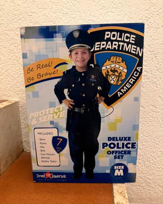 Costume carnevale poliziotto per bambini