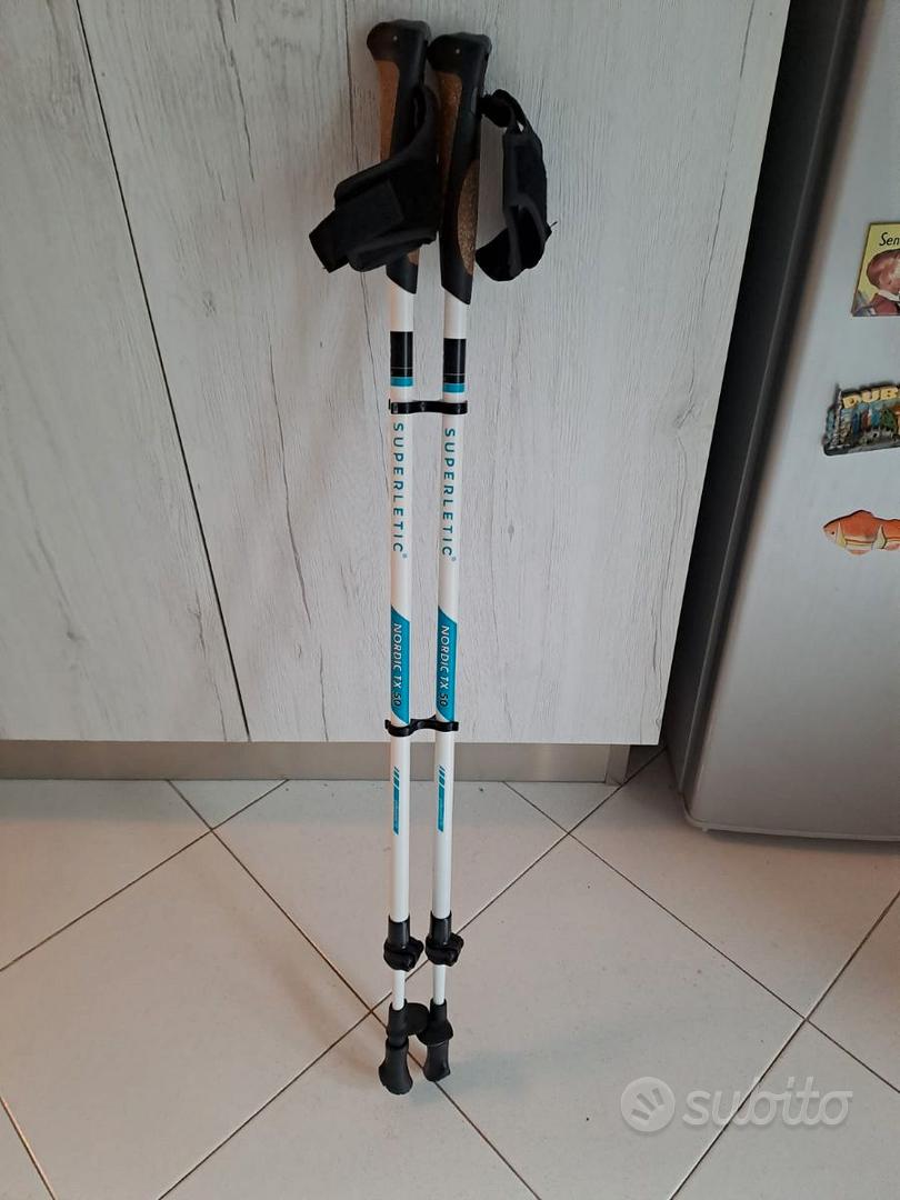 Bastoni Trekking Superletic Nordic FX50 - 50% Carbonio, Leggeri E Regolabili