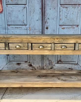 Mobile legno bancone 5 cassetti