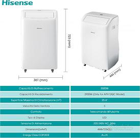 Condizionatore e deumidificatore HISENSE