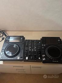 MIXER E PIATTI DJ PIONEER XDJ-1000K2 + DJM-450