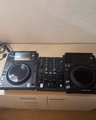 MIXER E PIATTI DJ PIONEER XDJ-1000K2 + DJM-450
