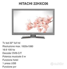 TV HITACHI 22 pollici