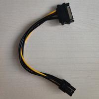 Adattatore SATA to 6 pin PCI Express PCIe 6-pin