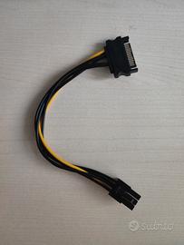 Adattatore SATA to 6 pin PCI Express PCIe 6-pin