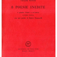 Cesare Pavese 8 poesie inedite
