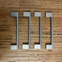 Maniglie in acciaio zigrinato