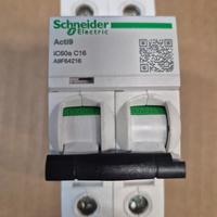 magnetotermico 2 poli 16 A schneider