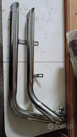 Scarico "slash cut" Yamaha XV250 e XV125 Virago