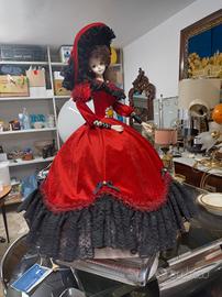 Bambola carillon ombrello vintage 