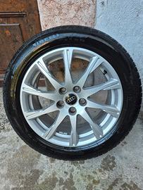 cerchi in lega 17" Audi A4 completi gomme pirelli