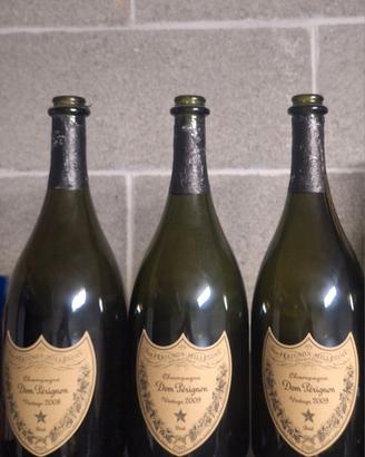 N° 3 bottiglie Dom Perignon vuote 