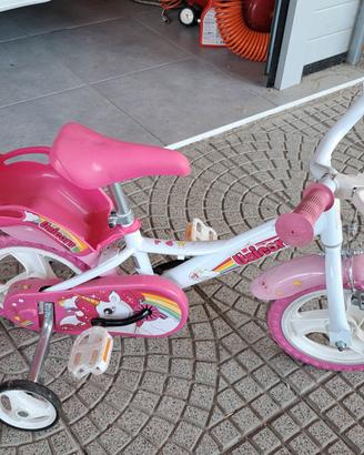 bicicletta unicorn bambina