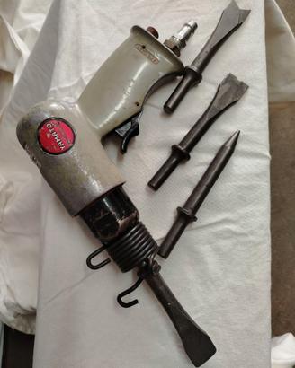 Scalpellatore Pneumatico Aria Compr. + 4 inserti