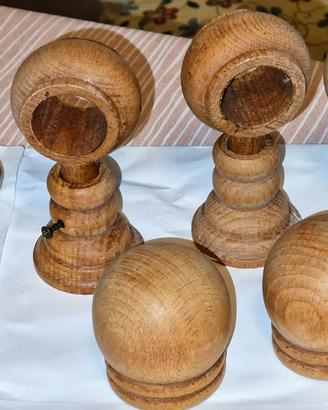 Bastone in legno per tenda