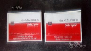 Scatole Sigarette anni 80