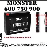 Batteria Monster 600 750 900 Nuova