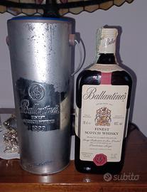RARO SCOTCH WHISKY BALLANTINE'S 1999 SCATOLA LATTA
