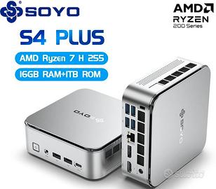 SOYO Mini PC -  AMD Ryzen 7 - 16GB DDR5 - 1TB SSD