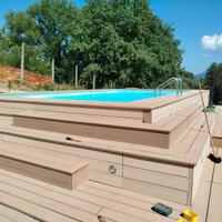 Piscina fuoriterra su misura