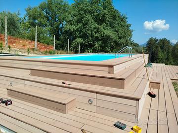 Piscina fuoriterra su misura