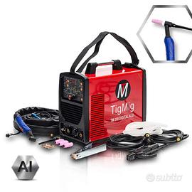 Saldatrice TIG AC/DC TigMig TM 200 Digital Alu - C