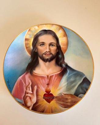 Piatto da collezione Sacred Heart by Barzoni
