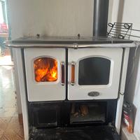 Cucina economica a legna Sideros con forno funzion