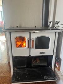 Cucina economica a legna Sideros con forno funzion