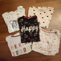 lotto maglie m lunghe bambina