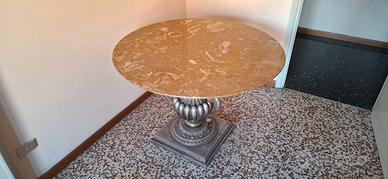 Tavolo 900 piano in marmo giallo reale