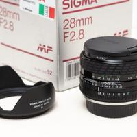 Obiettivo Sigma 28mm F2,8 MF NUOVO