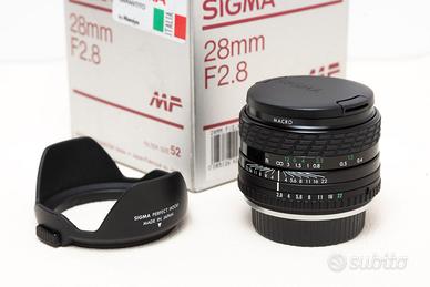 Obiettivo Sigma 28mm F2,8 MF NUOVO