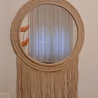 Specchio macrame 