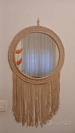 Specchio macrame 
