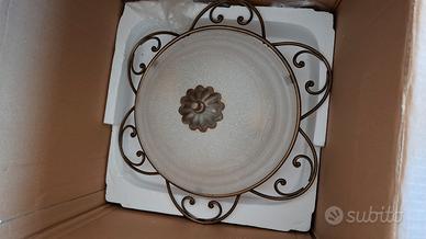 plafoniera + 2 applique a muro 