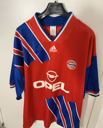 Soccer jersey bayer monaco 93-95 opel HOME