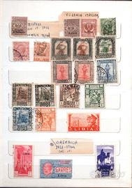 Francobolli di tutto il mondo in 75 raccoglitori