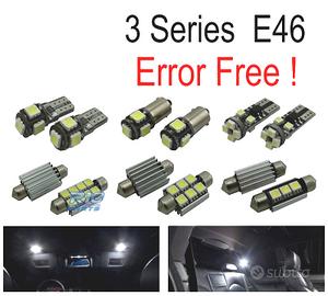 KIT 17 LAMPADE LED INTERNE BMW SERIE 3 E46 SEDAN C