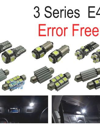 KIT 17 LAMPADE LED INTERNE BMW SERIE 3 E46 SEDAN C