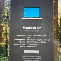 MacBook Air 13” 2020