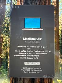 MacBook Air 13” 2020