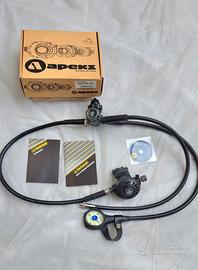 Erogatore Apeks ATX 200 completo + manometro